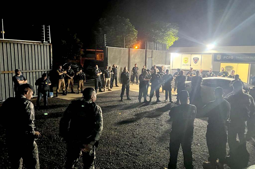 PCPR e PMPR deflagram operação contra o tráfico de drogas em Maringá