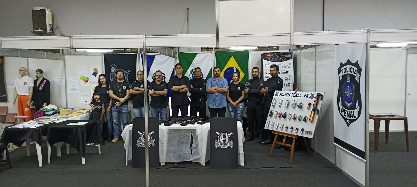 Polícia Penal expõe trabalhos e equipamentos na 51º ExpoParanavaí