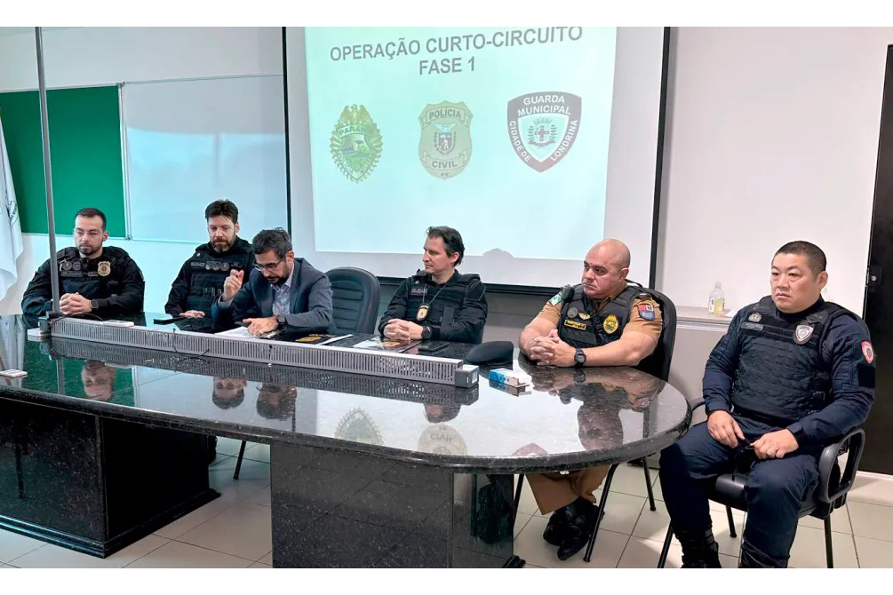 Operação policial prendem oito pessoas durante operação contra furtos e receptação em Londrina