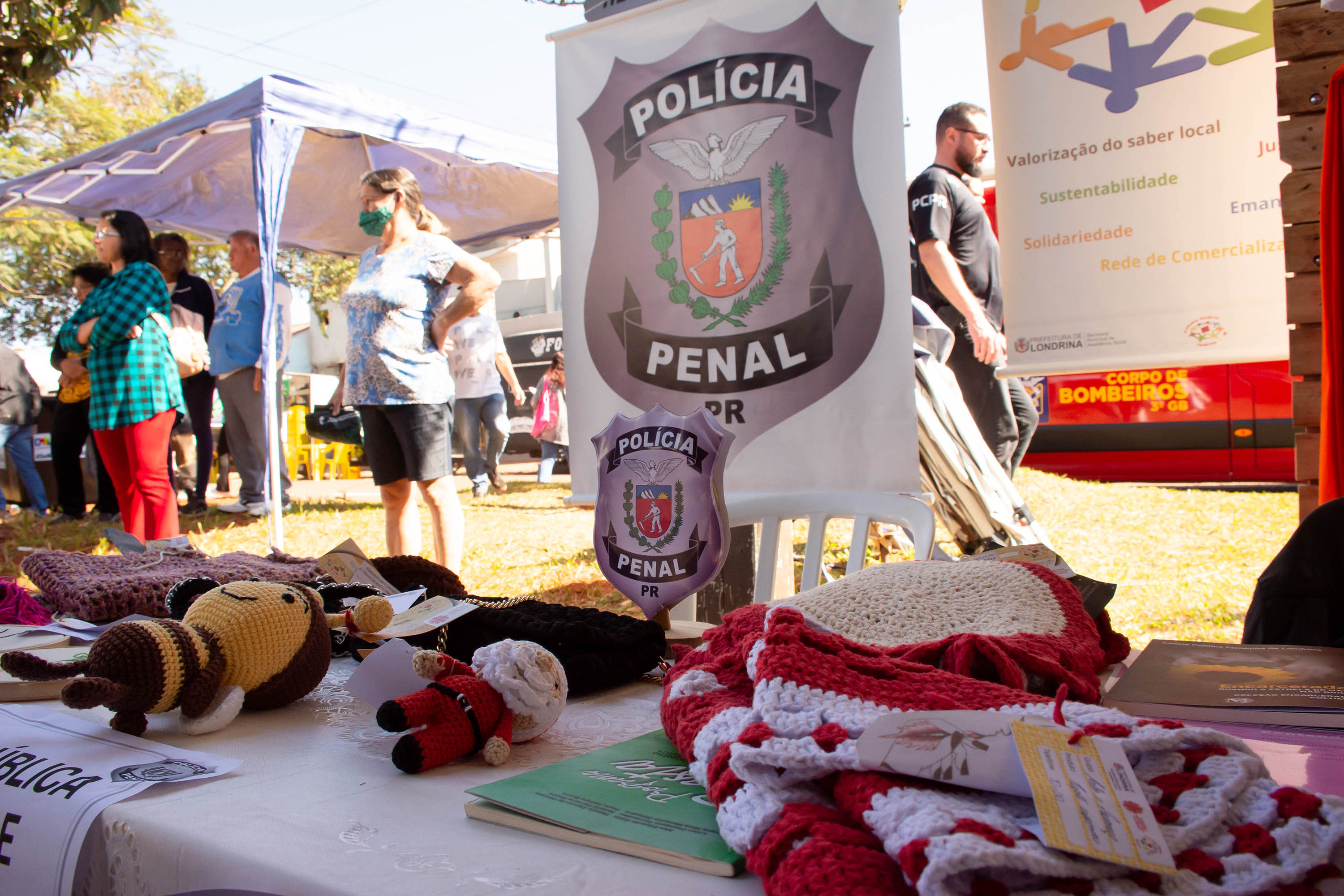 Polícia Penal expõe trabalhos de detentos de Londrina na feira Paraná em Ação