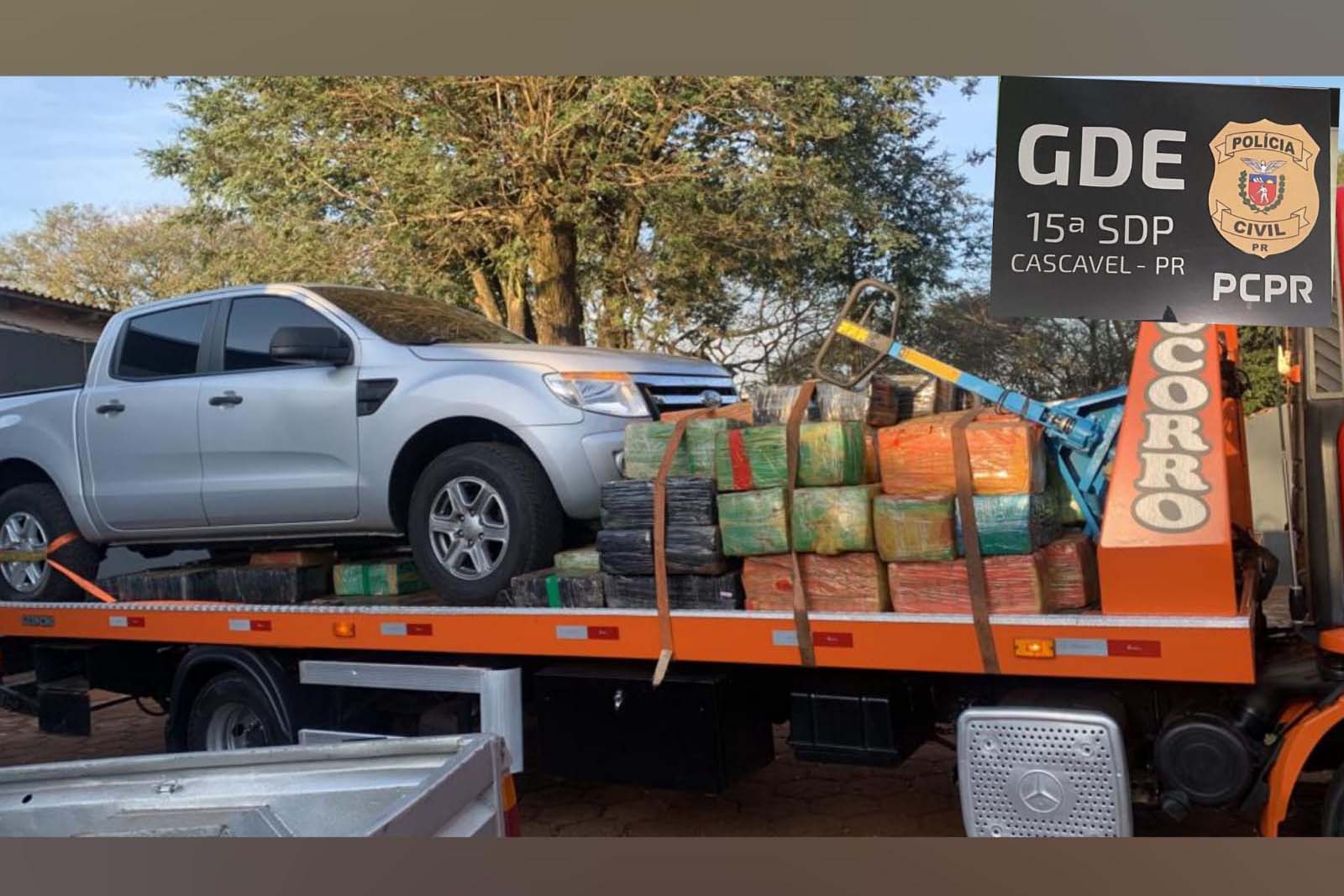 Forças de segurança apreendem 188 toneladas de maconha no 1º semestre, recorde em dez anos