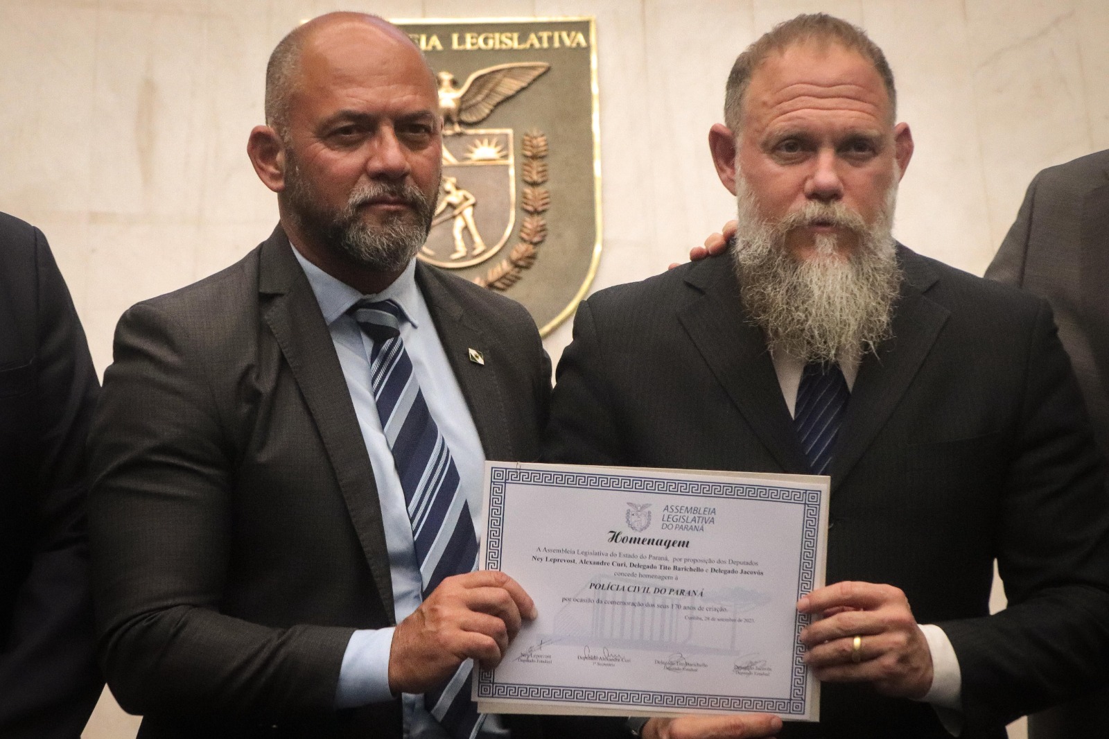 170 anos da PCPR é celebrado na Assembleia Legislativa do Paraná