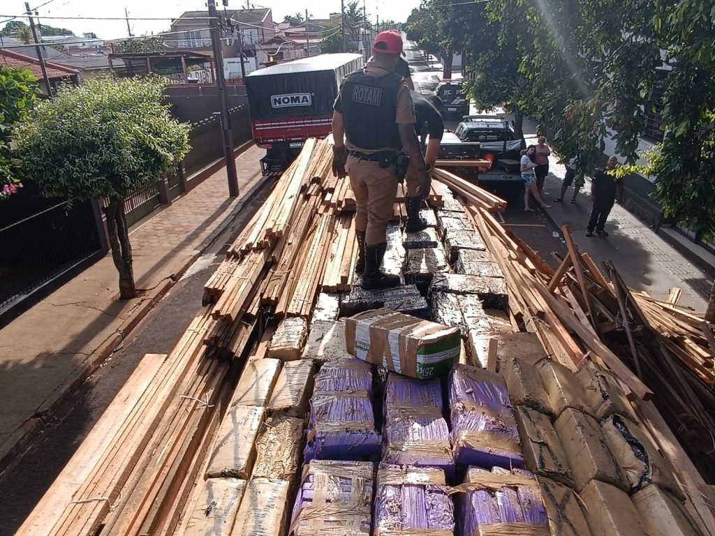 BPRV apreende 3 toneladas de maconha em operação no Norte do Paraná