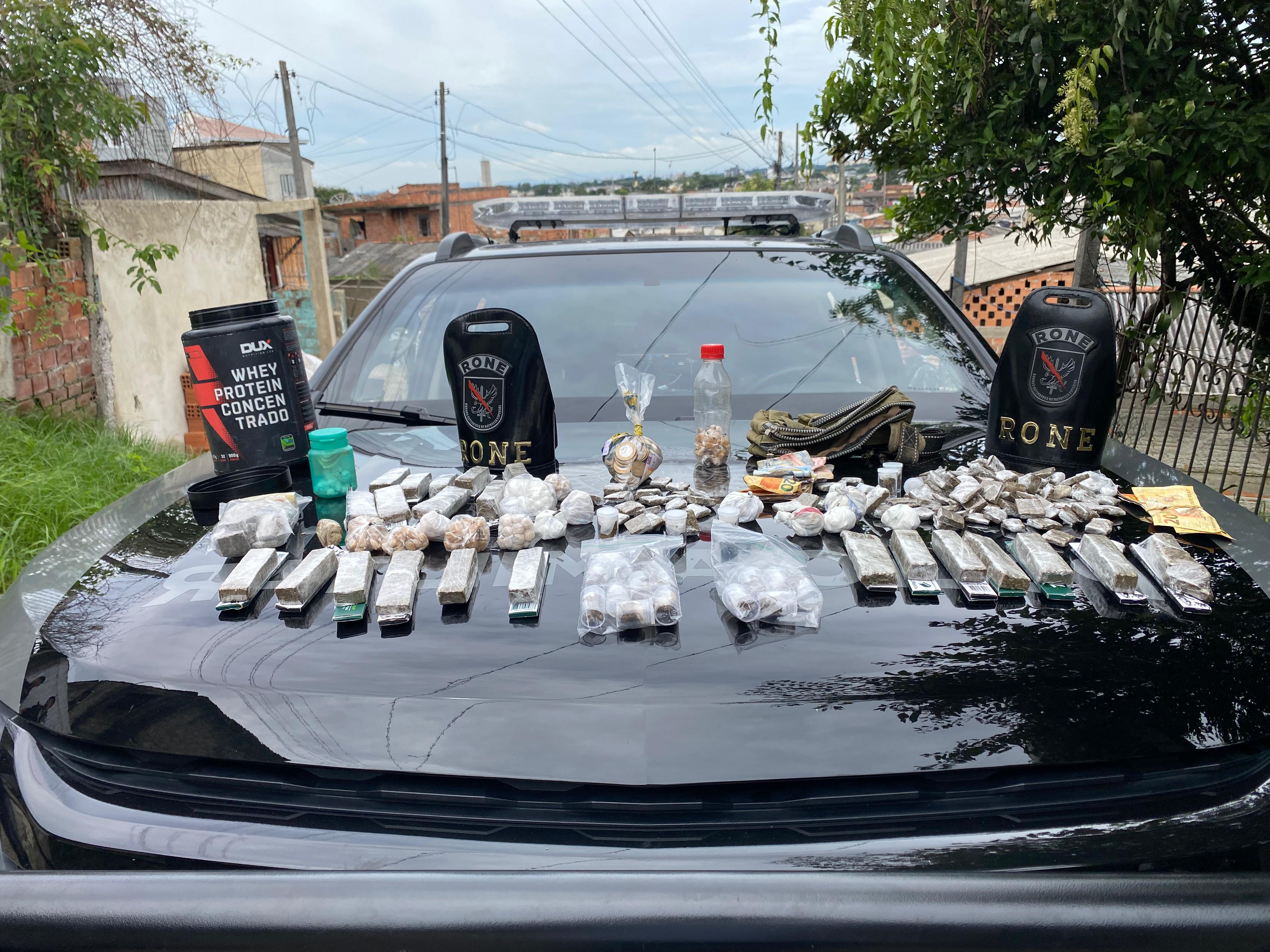 Serviço de Inteligência da Rone descobre ponto de tráfico no bairro Parolin