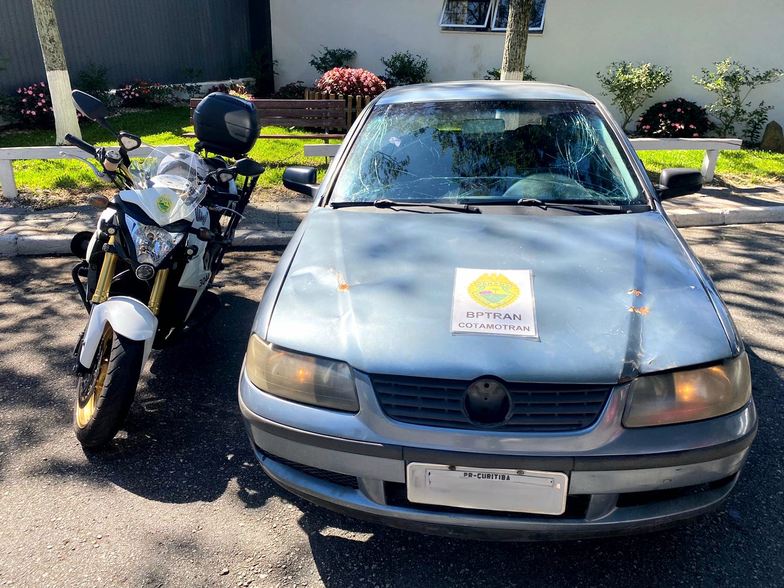 PMPR recupera carro furtado em 2022 em Curitiba
