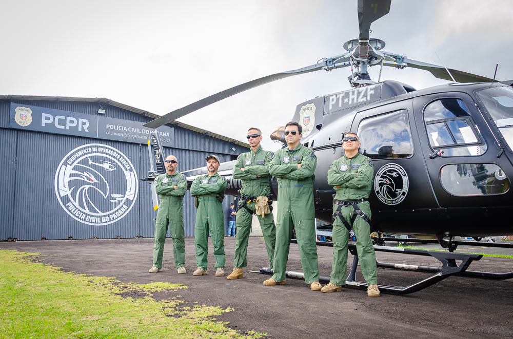 Polícia Civil do Paraná envia helicóptero e policiais para auxiliar o Rio Grande do Sul