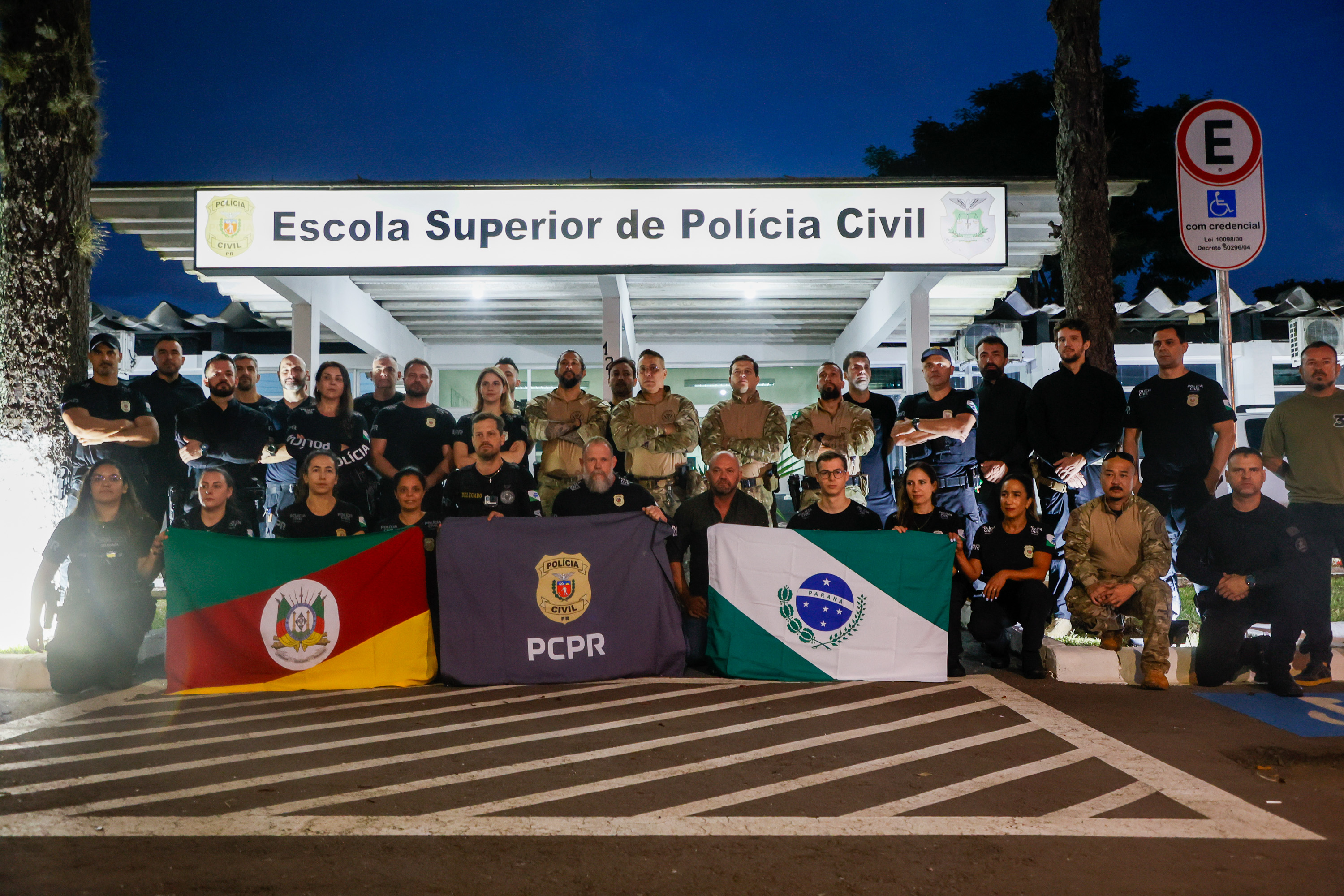 PCPR envia mais 30 policiais para reforçar ações de segurança no Rio Grande do Sul
