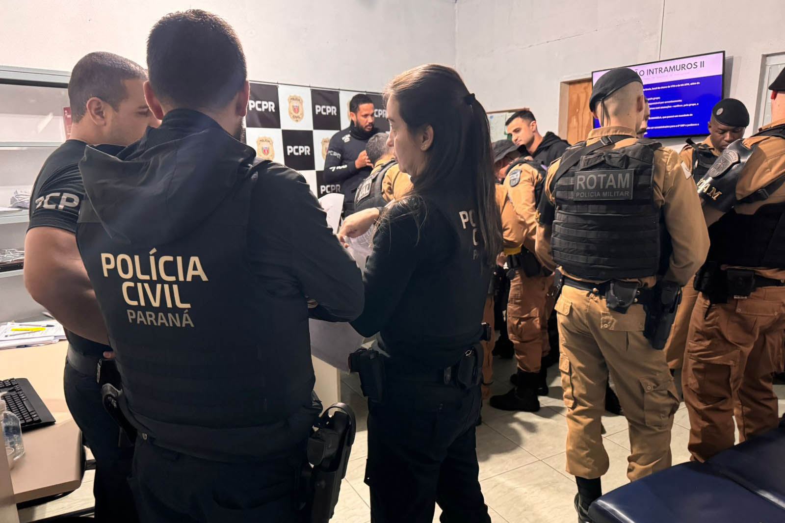Operação da PCPR mira organização ligada ao tráfico na Região Metropolitana de Curitiba
