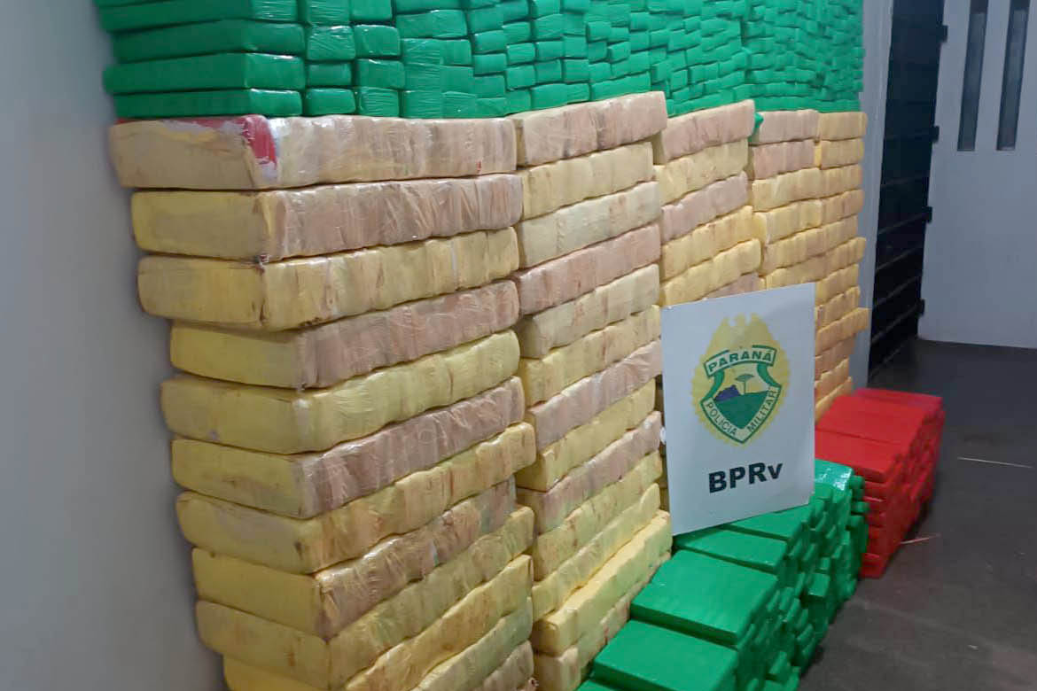 Combate ao tráfico: apreensões de maconha e cocaína crescem no Paraná no 1º semestre