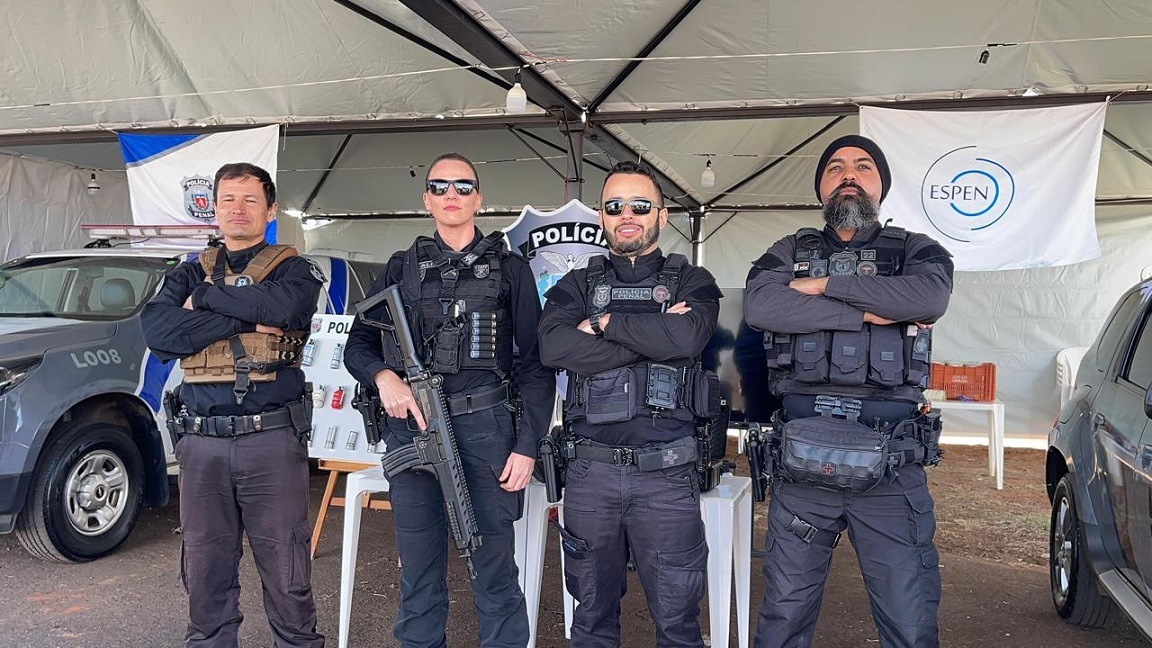 Polícia Penal expõe ações de custódia e reinserção social de apenados na ExpoGoio 2024