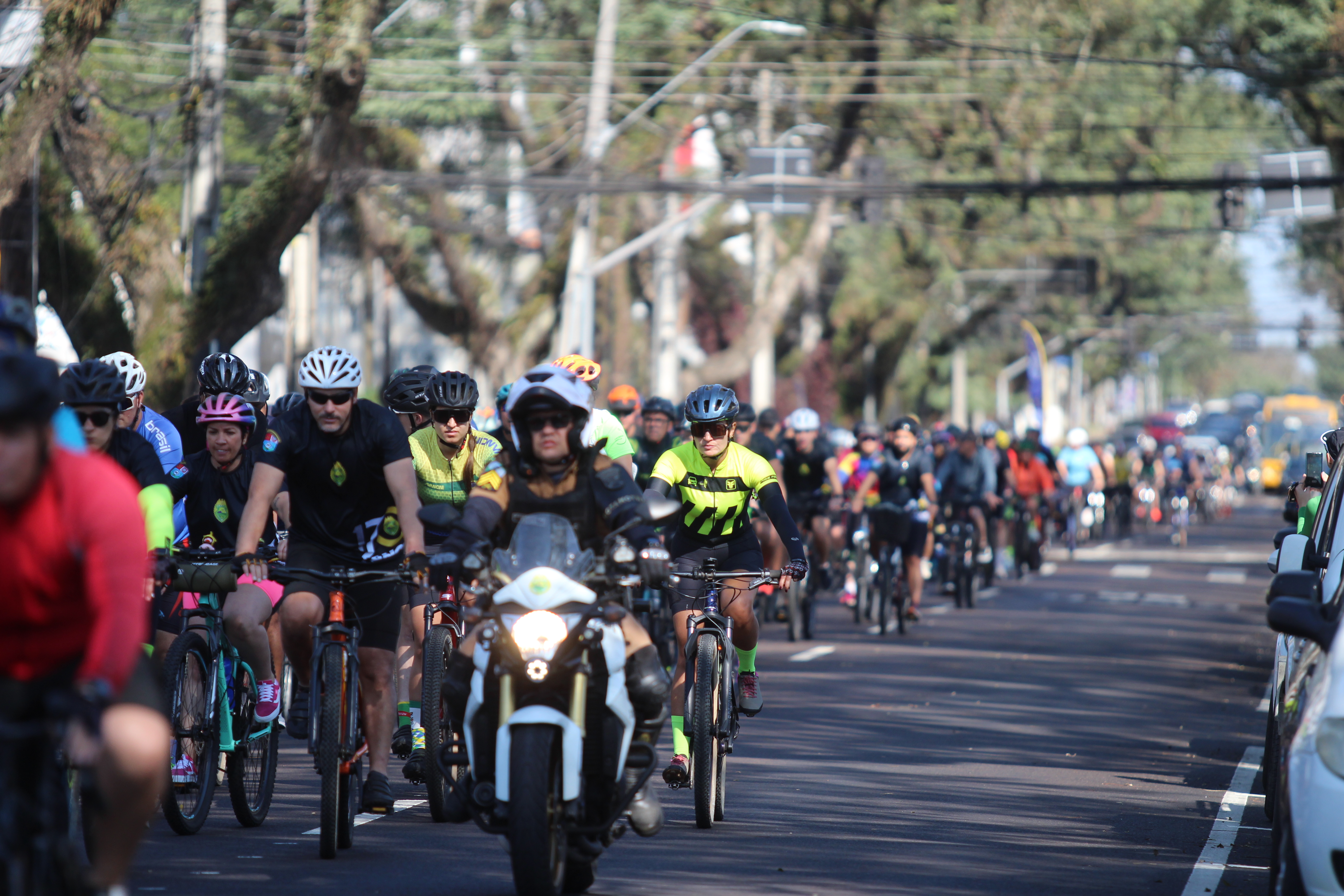 Passeio Ciclístico da Polícia Militar do Paraná atrai mais de 600 participantes