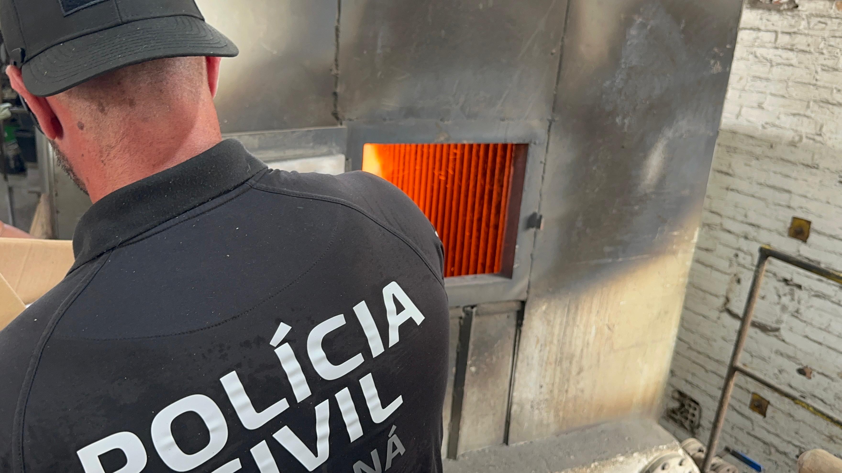 PCPR incinera mais de 15 quilos de drogas apreendidas durante o Verão Maior Paraná