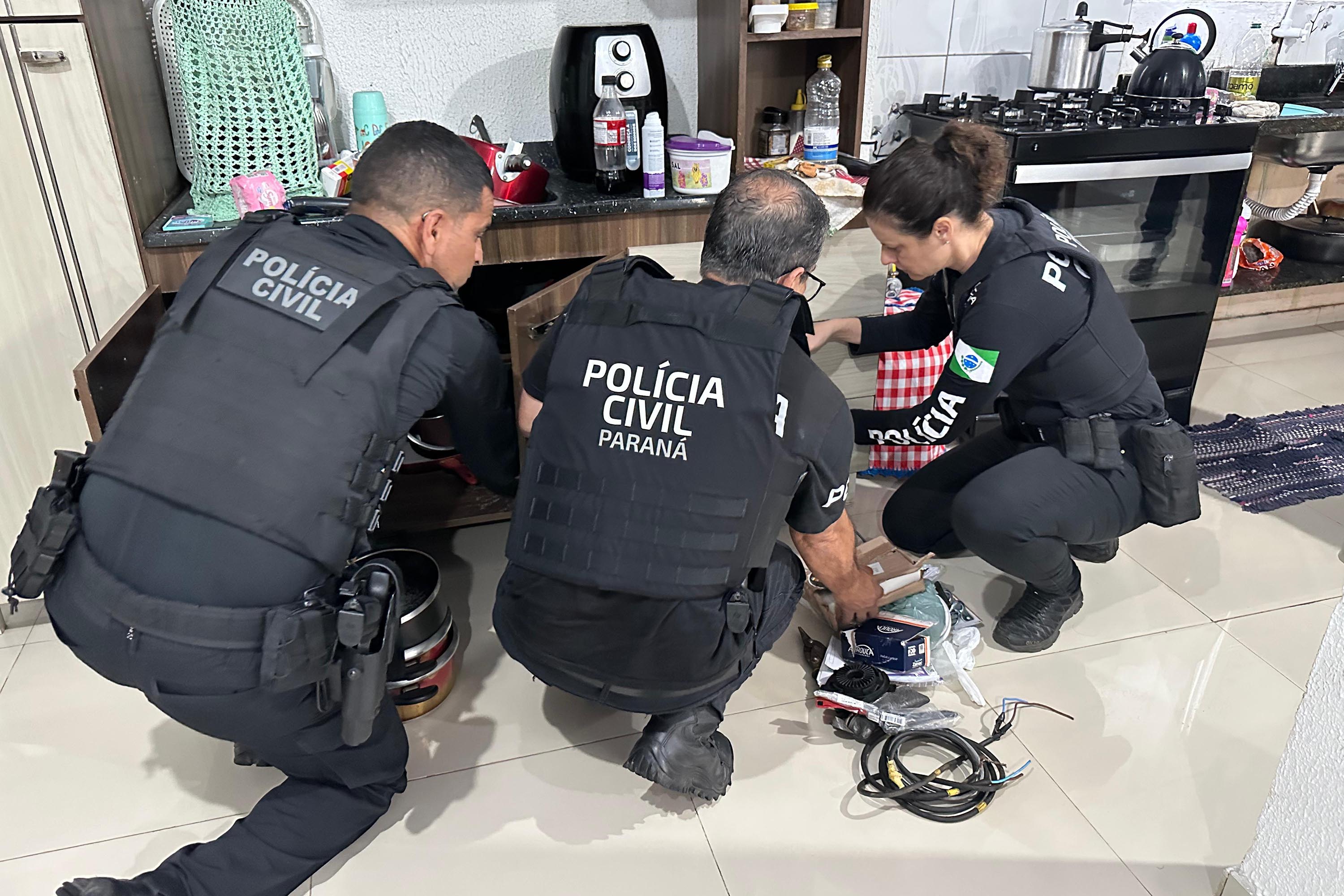 Operação da PCPR mira grupo especializado em furtos de veículos e outros crimes