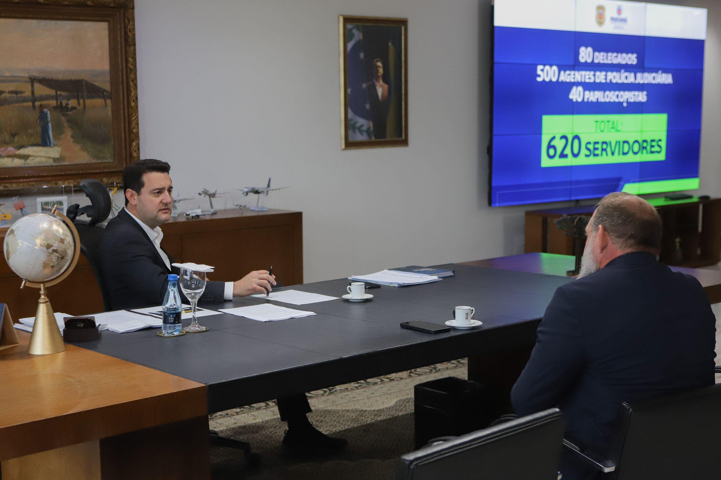 Ratinho Junior anuncia contratação de 620 policiais para reforçar o quadro da Polícia Civil