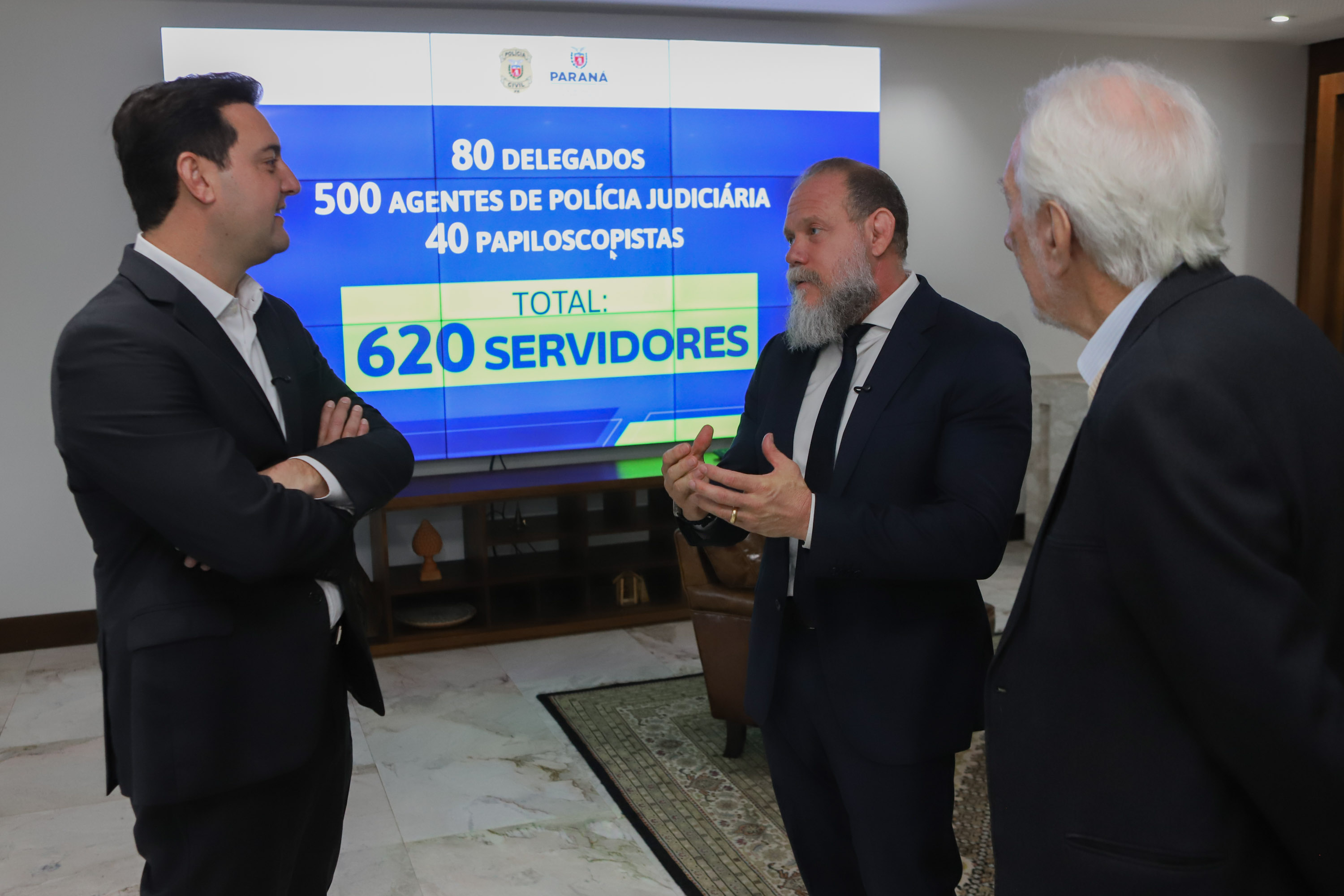 Ratinho Junior anuncia contratação de 620 policiais para reforçar o quadro da Polícia Civil