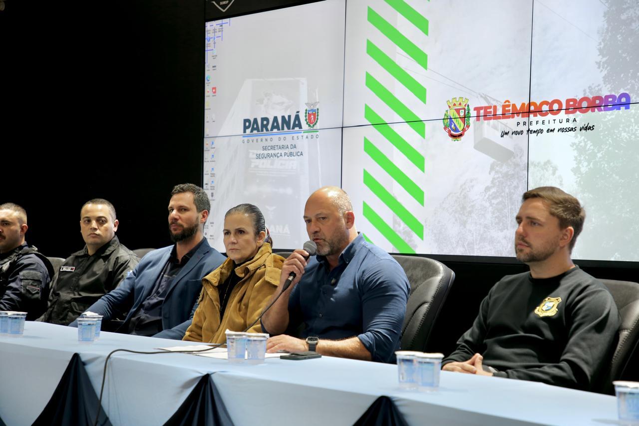 Secretário da Segurança reforça parceria com municípios em visitas a Telêmaco Borba e Ortigueira