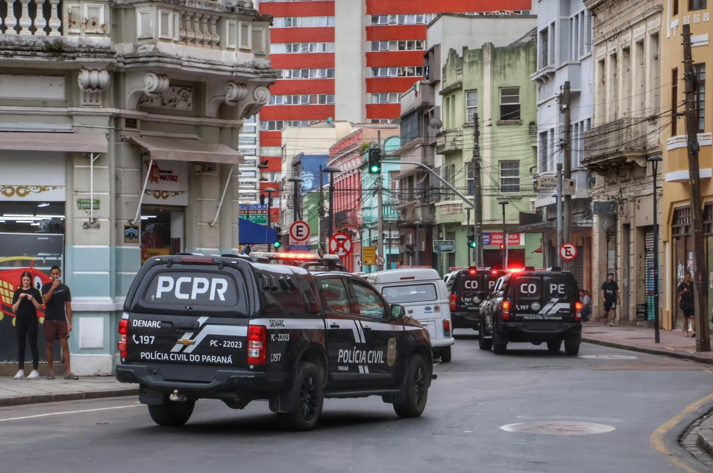Criminalidade no Centro de Curitiba cai com reforço policial e avanço no combate às drogas
