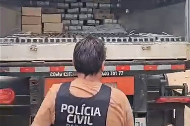 PCPR recupera carga de carne avaliada em R$ 700 mil que seria exportada para Dubai