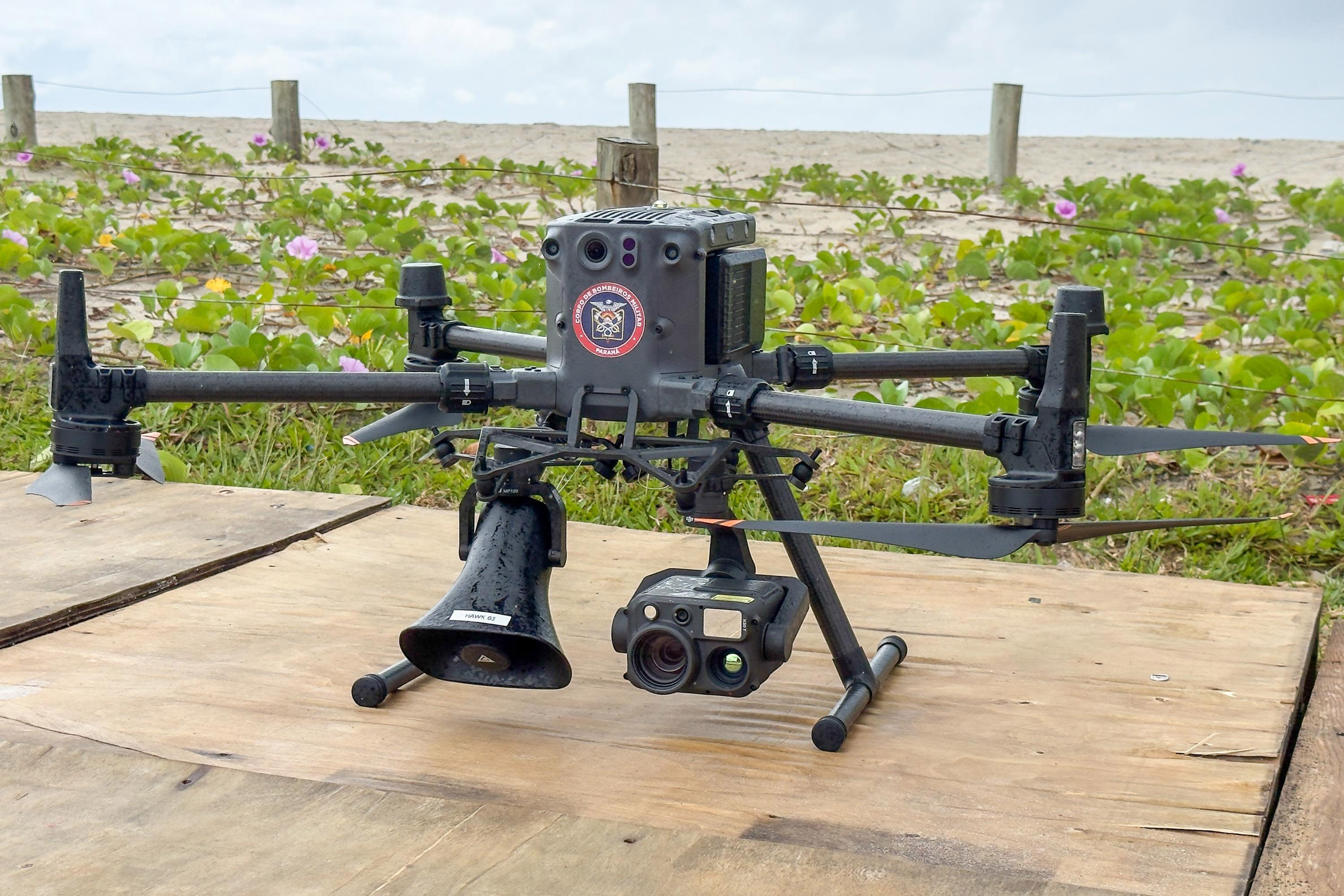 Use da tecnologia dos drones tem se tornado cada vez mais importante no trabalho dos bombeiros paranaenses.