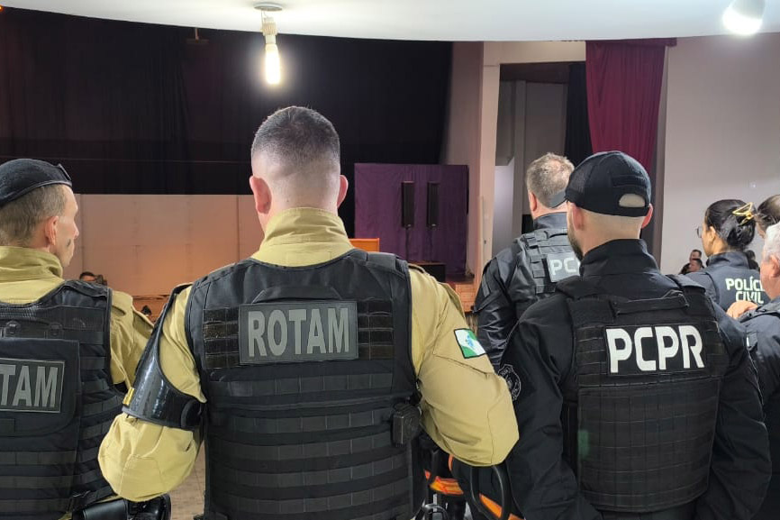 Com apoio de outras forças, PCPR prende 21 pessoas em ação no Paraná e Santa Catarina