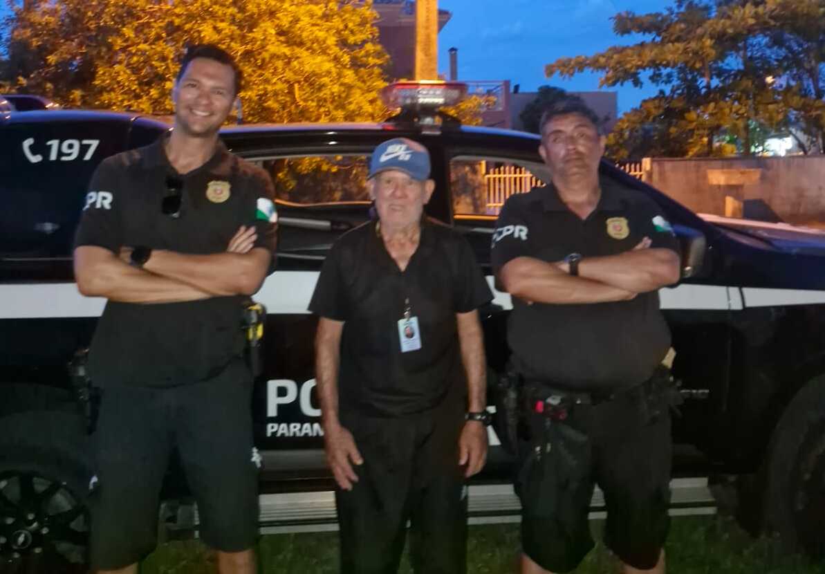 Polícia Civil localiza idoso que estava perdido em Pontal do Paraná