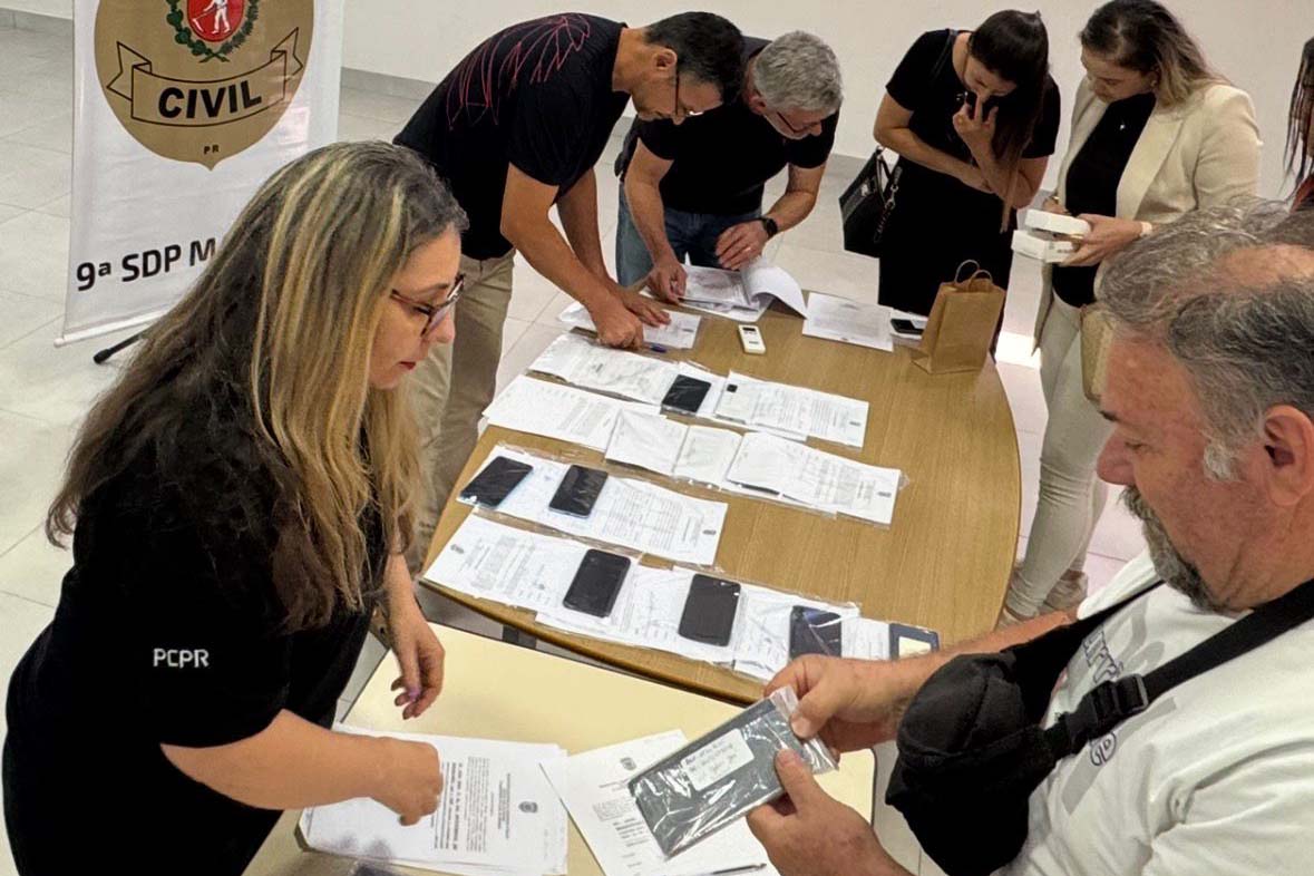 PCPR devolve 1,1 mil celulares aos proprietários com ações do Projeto Recuperacel em 2025
