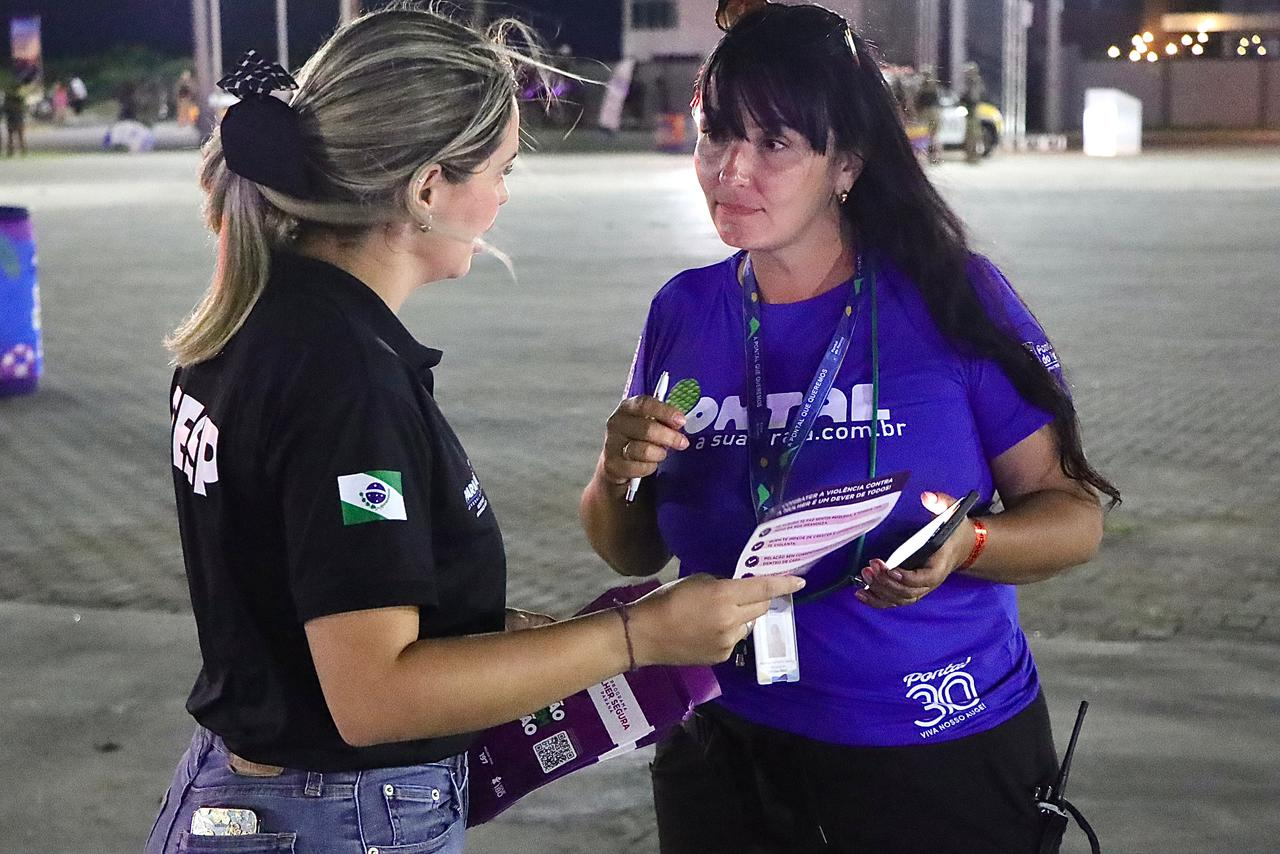 Programa Mulher Segura participa do aniversário de Pontal do Paraná e reforça rede de apoio às mulheres