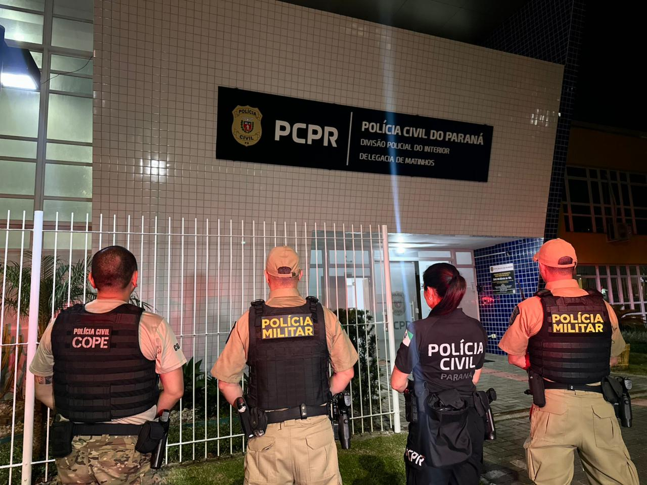 Ação conjunta da Polícia Civil e Polícia Militar prende homem por estelionato em Matinhos