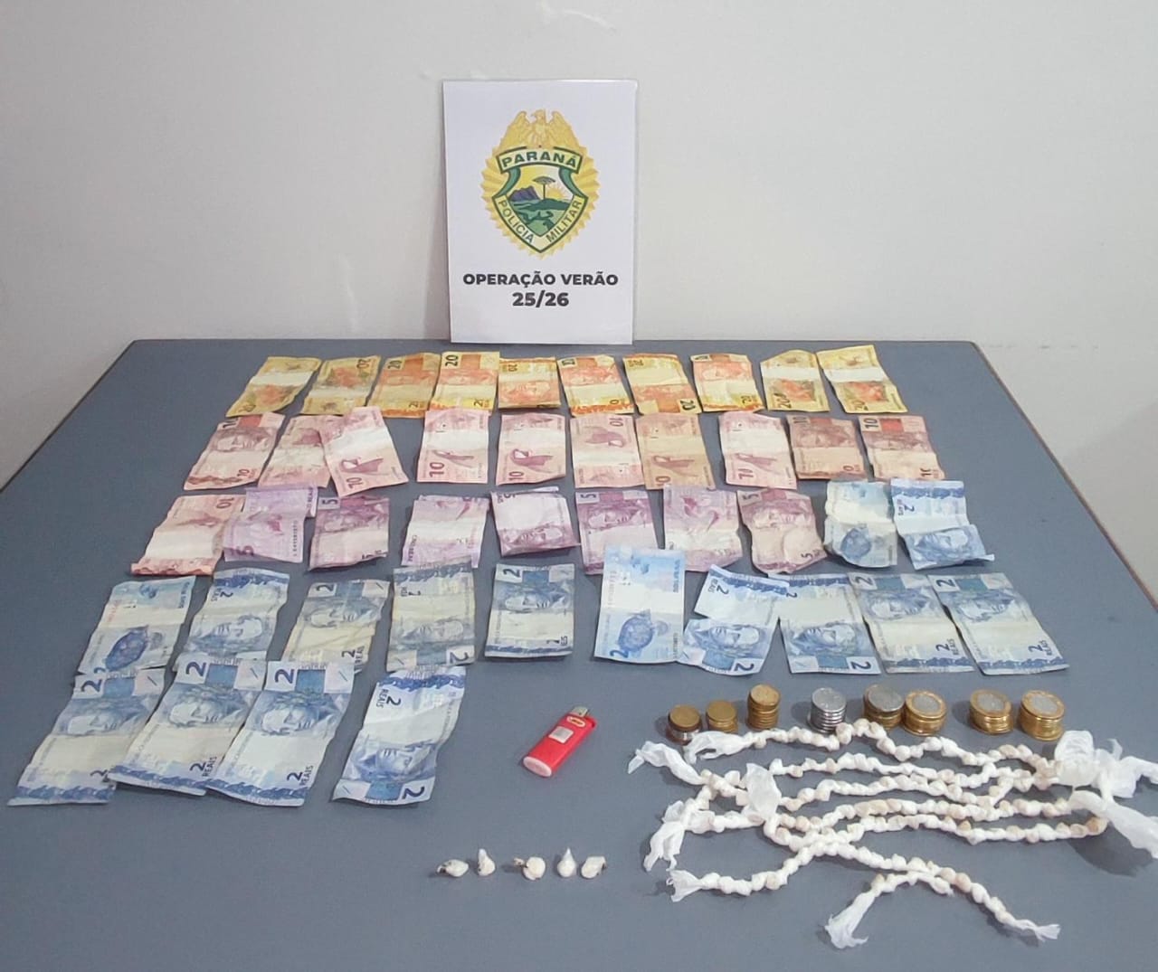 PMPR desarticula ponto de tráfico e prende dois em Guaratuba