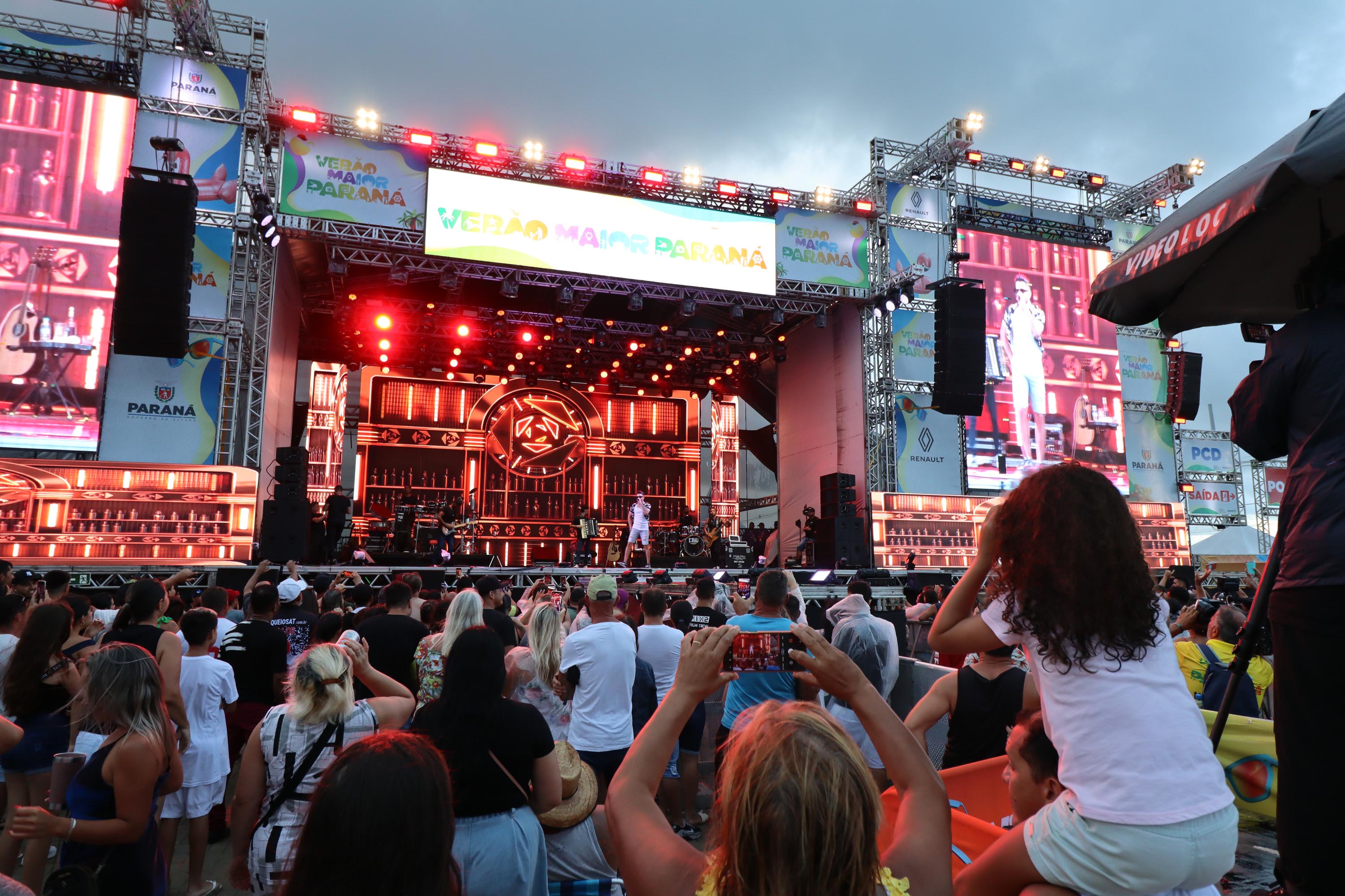 Policiais à paisana vão reforçar segurança do público nos shows do Verão Maior Paraná