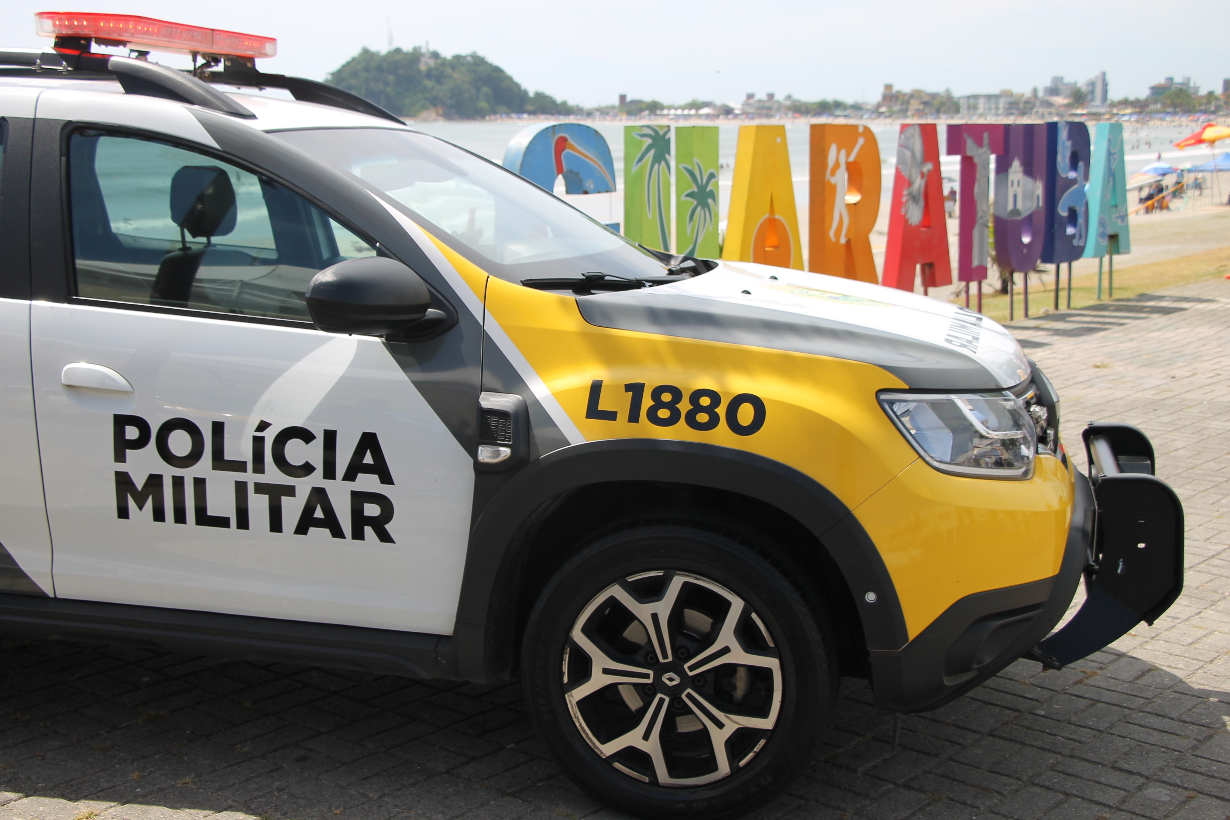 Presença policial resulta na prisão de foragido da Justiça em Guaratuba