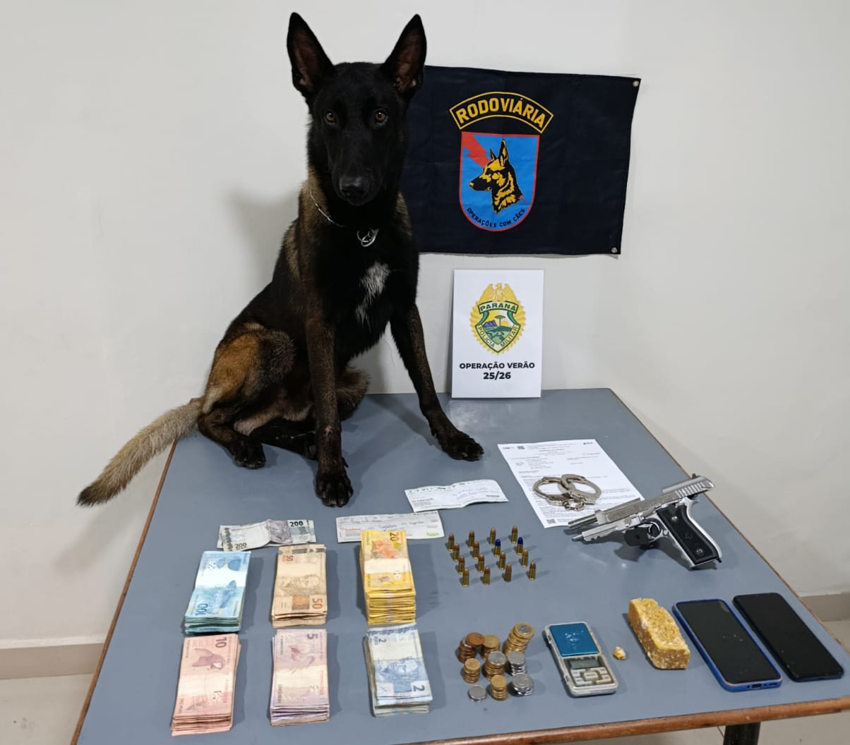 Sistema Olho Vivo auxilia PMPR na prisão de dois homens por tráfico de drogas em Guaratuba