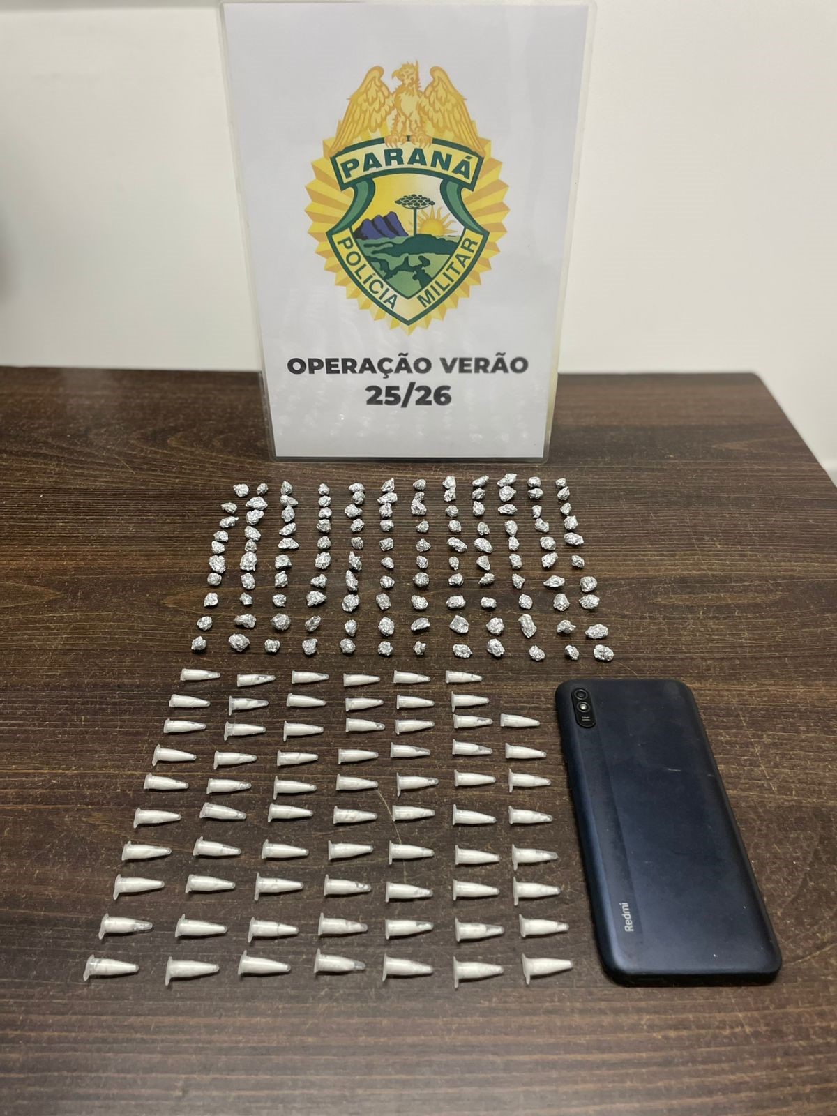 PMPR detém homem com drogas durante patrulhamento em Matinhos