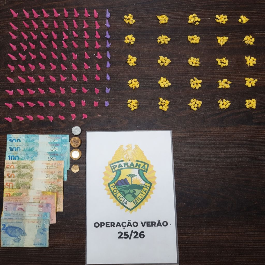 PMPR prende homem e apreende crack e cocaína em Matinhos