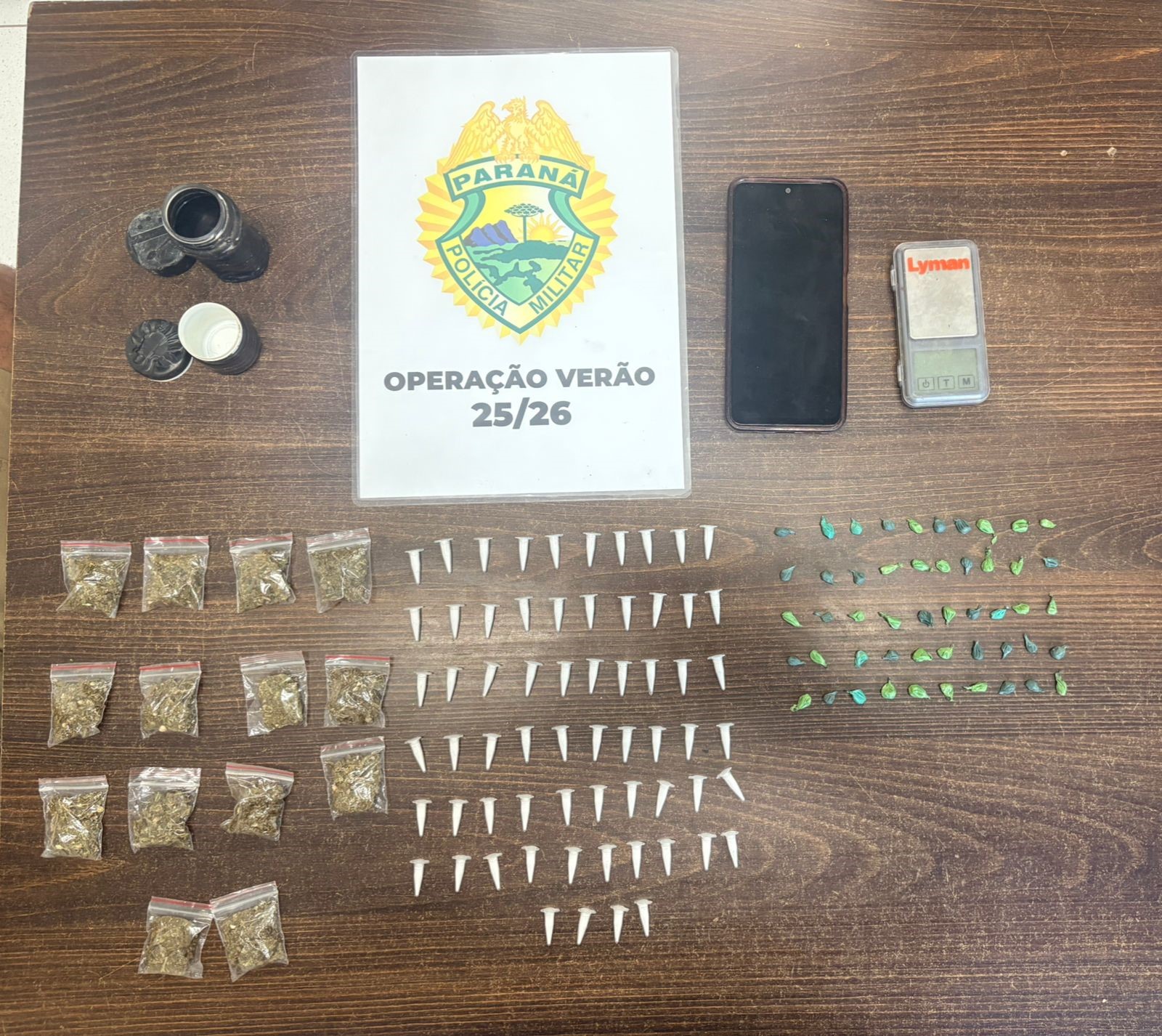 PMPR prende mulher por tráfico e apreende entorpecentes em Matinhos