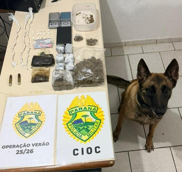 PMPR prende dois homens por tráfico de drogas em Guaratuba