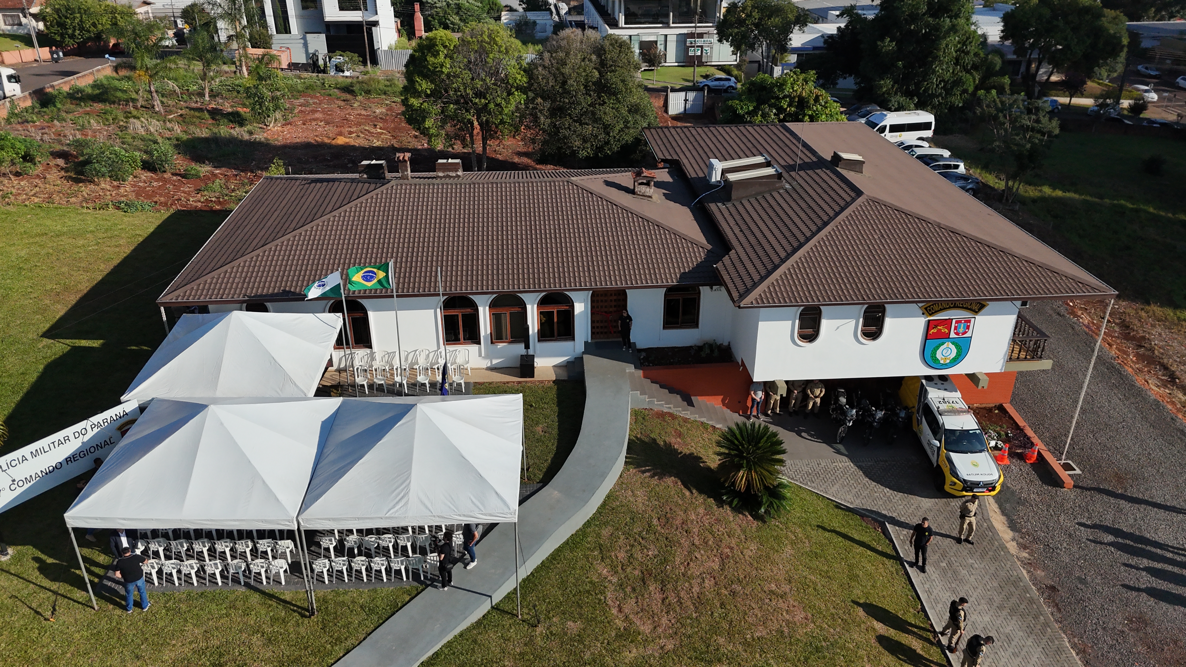 Governador inaugura sede do Comando Regional da PMPR e anuncia reforço na segurança em Pato Branco