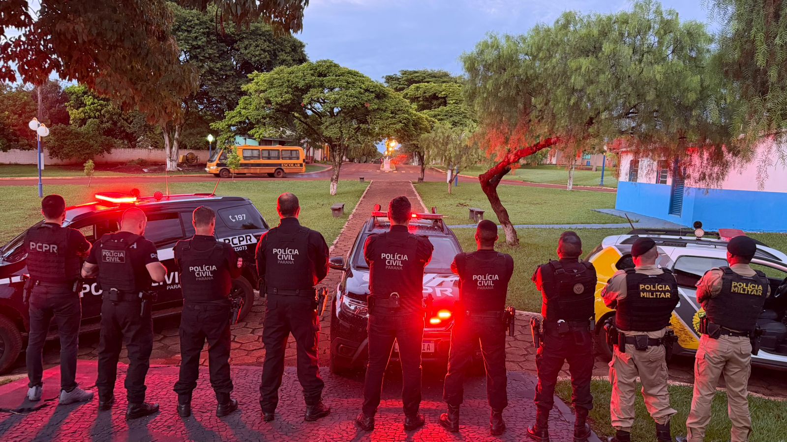 PCPR e PMPR prendem cinco pessoas por tentativa de homicídio ocorrida em Mamborê