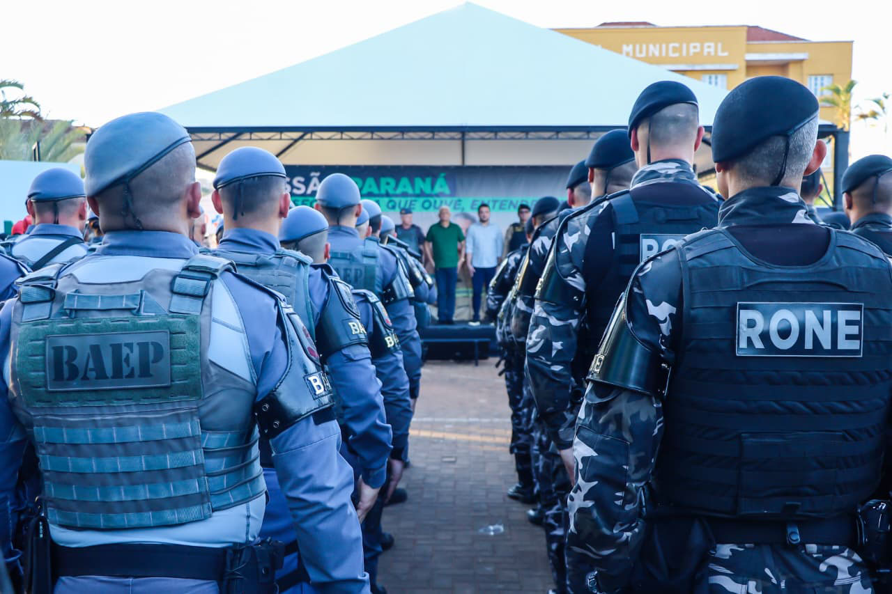 Missão Paraná V leva forças de segurança à Região Metropolitana de Curitiba