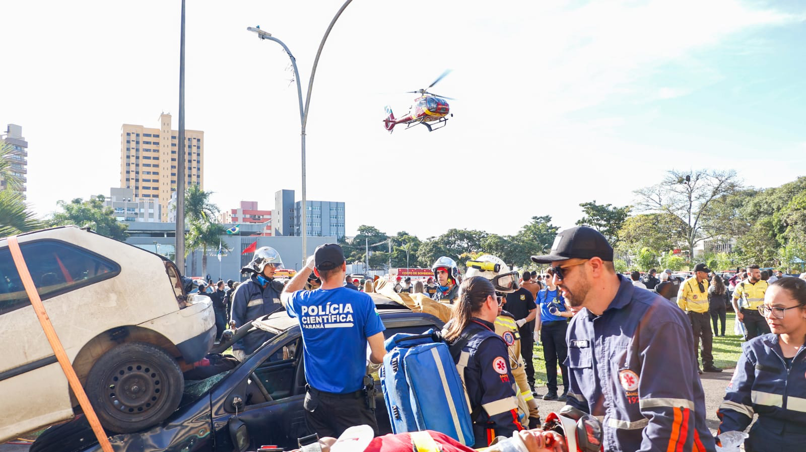 Estado promove palestra e simulado com foco na segurança viária em Londrina