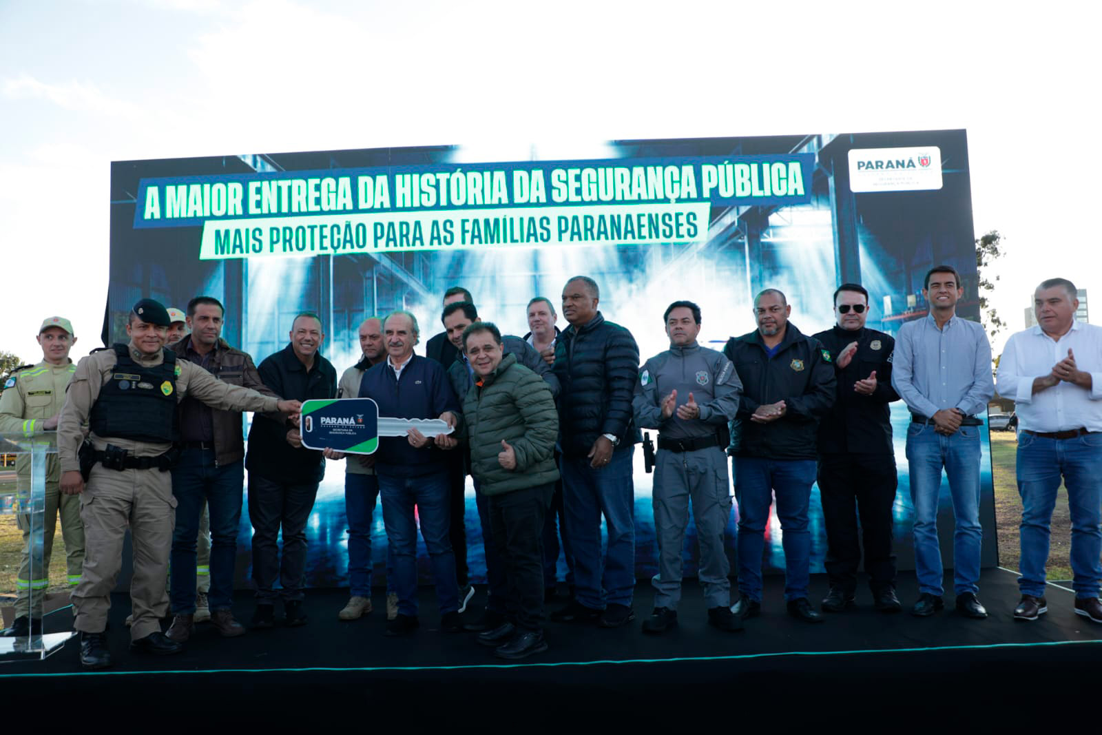 Estado reforça segurança pública no Oeste com entrega de 49 viaturas novas