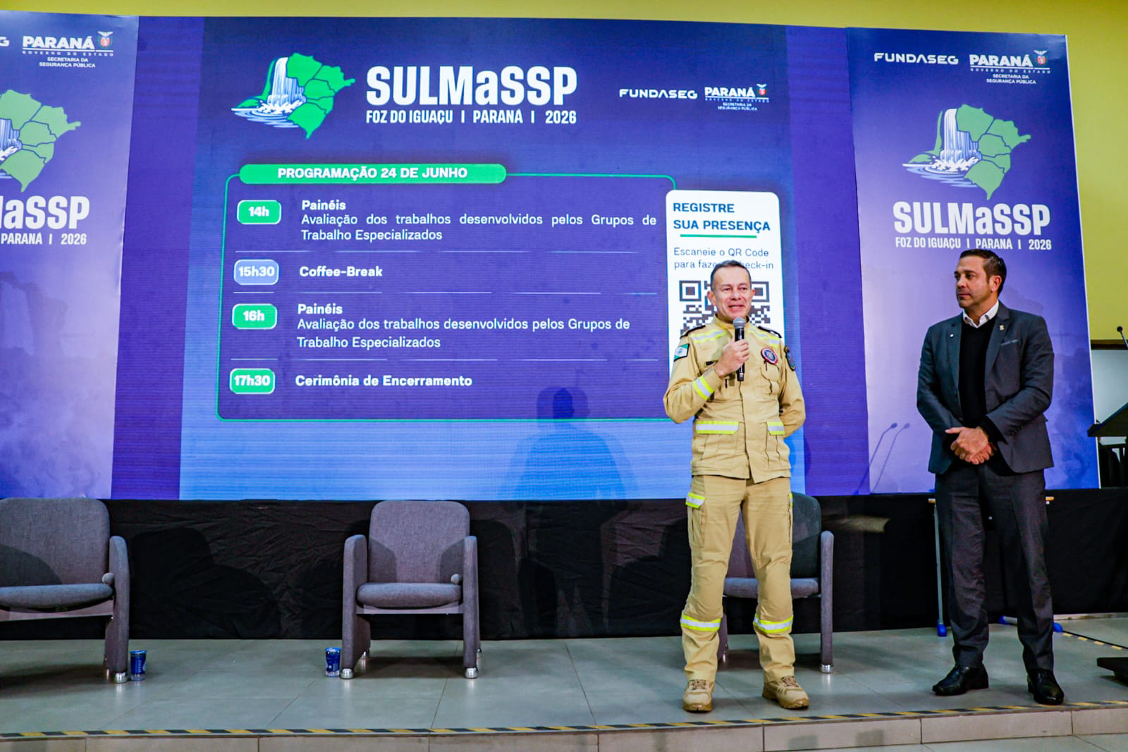 Integração, tecnologia e inteligência pautam debates do SULMaSSP em Foz do Iguaçu