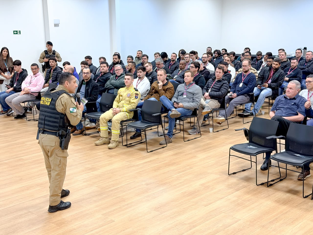 Mulher Segura promove ação de conscientização para colaboradores da empresa Frimesa em Medianeira 