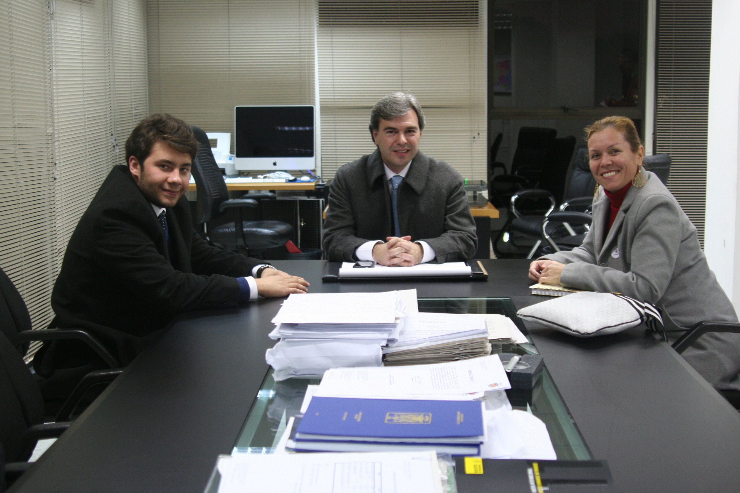Deputado Estadual Evandro Júnior, Secretário da Segurança Pública do Paraná, Reinaldo de Almeida Cesar, e Secretária da Cultura e do Turismo da Lapa, Valéria Borges da Silveira.