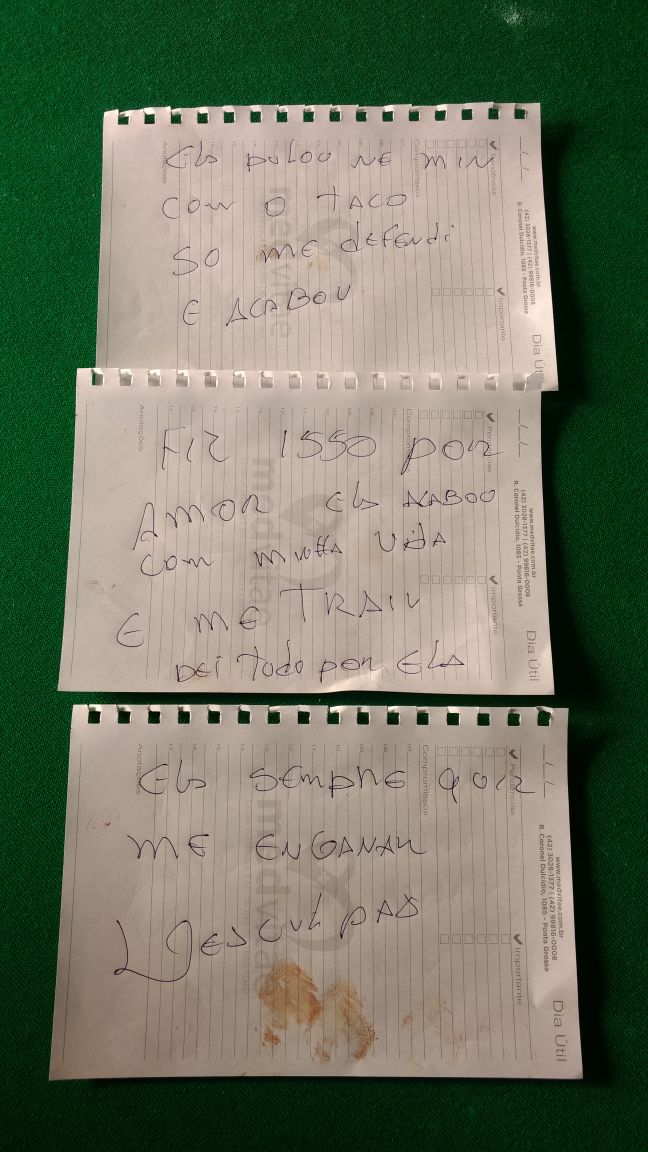 Preso em Foz confessa assassinato de namorada com taco de basebol