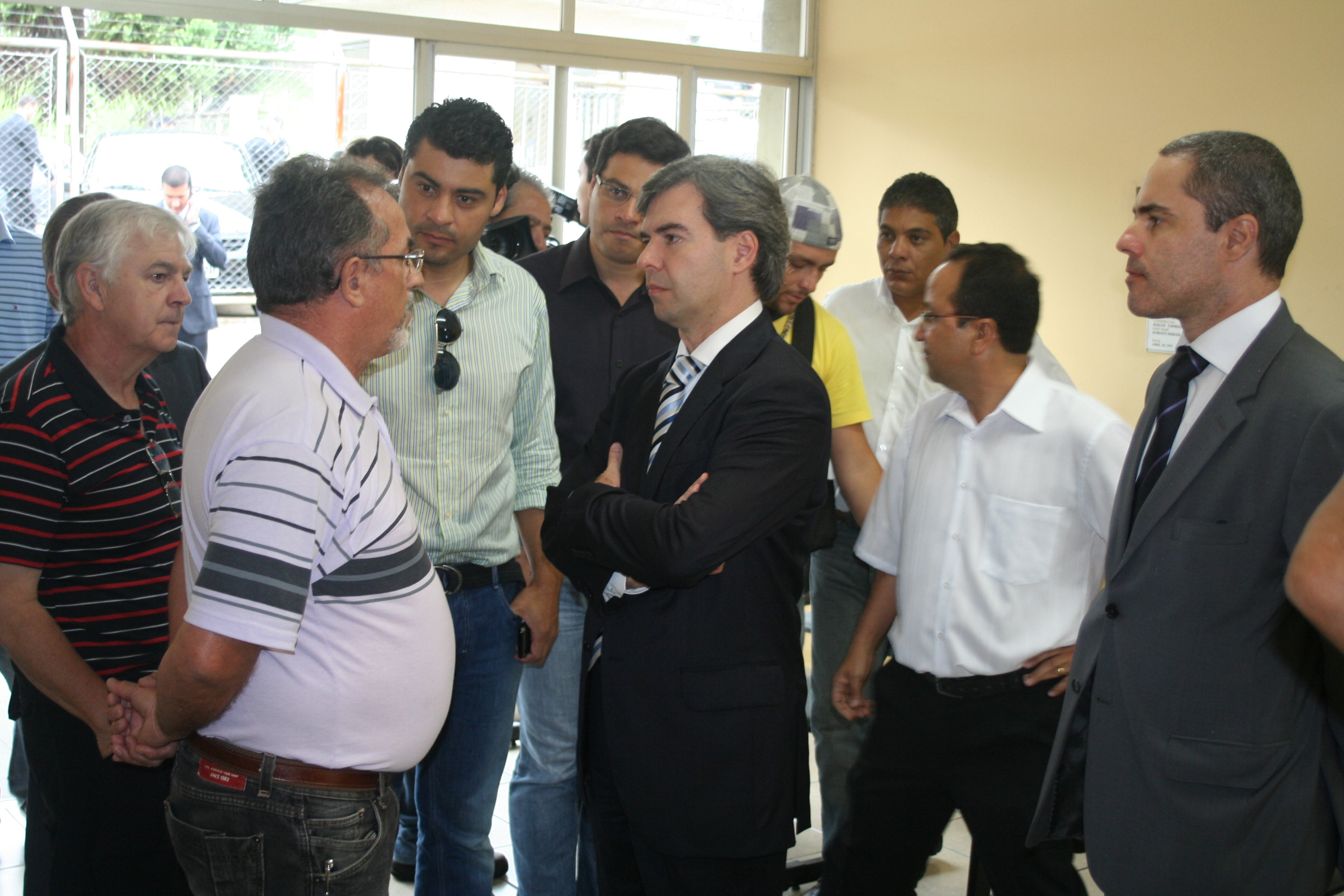 Capitão Binhara, Deputado Estadual Marcelo Rangel, Deputado Federal Sandro Alex, Secretario Reinaldo de Almeida Cesar e Delegado Geral Marcus Michelotto