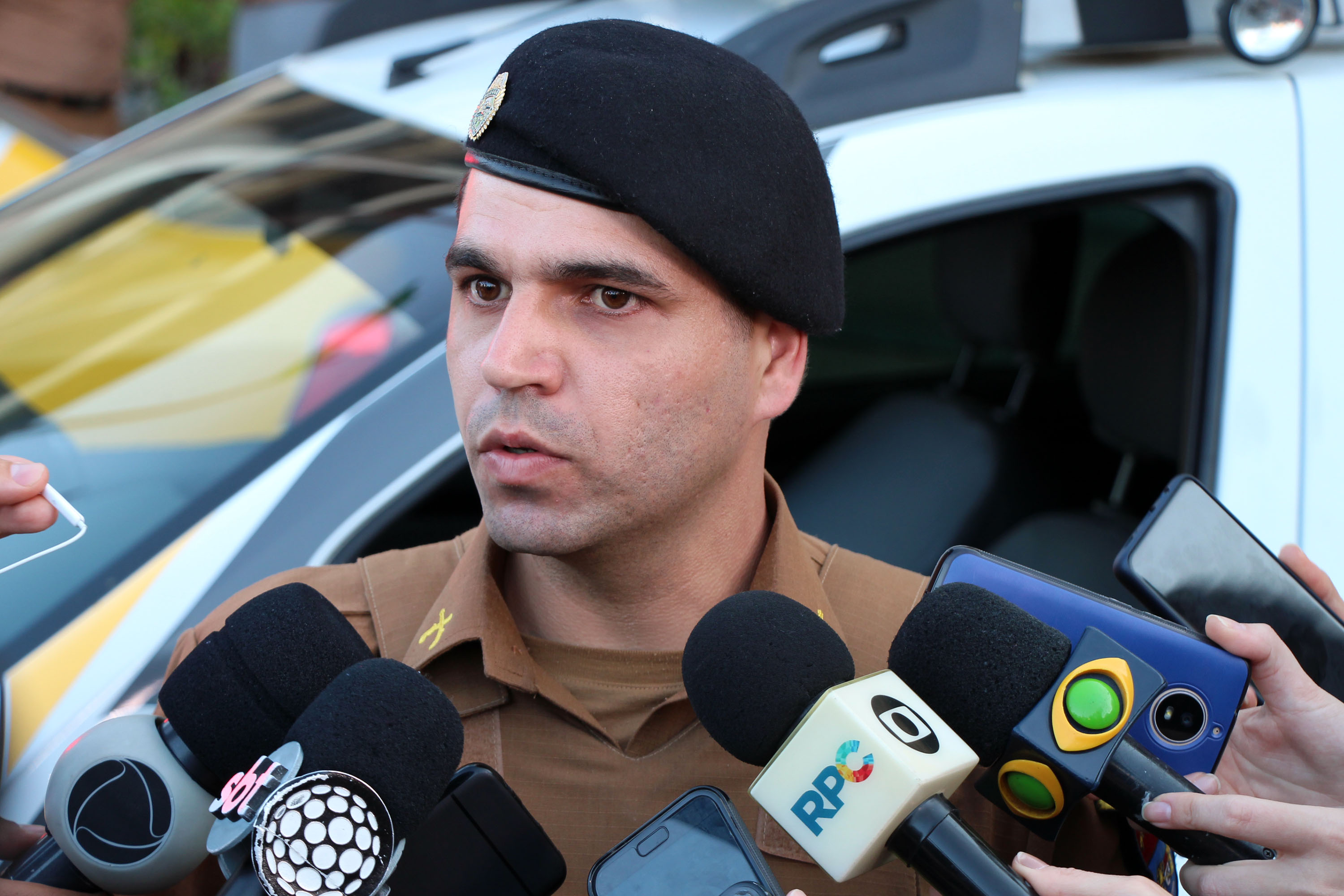 Curitiba, 30 de setembro de 2019.  Coletiva de Imprensa - Roubo a Banco no Tatuquara