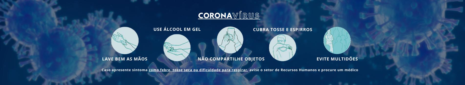 Coronavírus: proteja-se