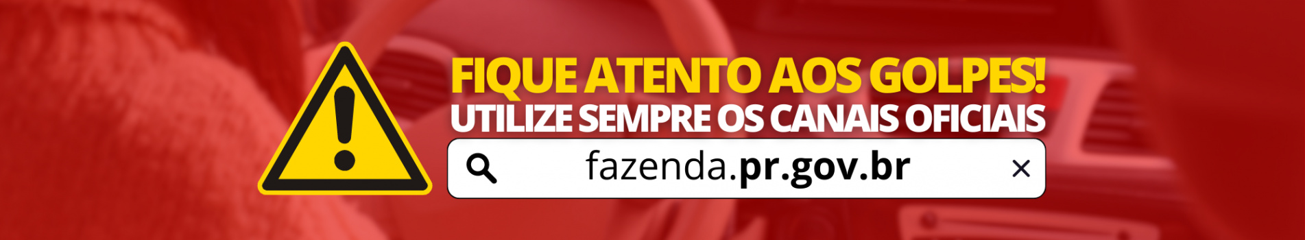 Banner A Secretaria da Fazenda e a Receita Estadual