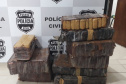PCPR apreende cerca de 120 quilos de maconha em Cascavel